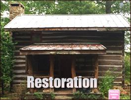 Historic Log Cabin Restoration  Bellbrook, Ohio